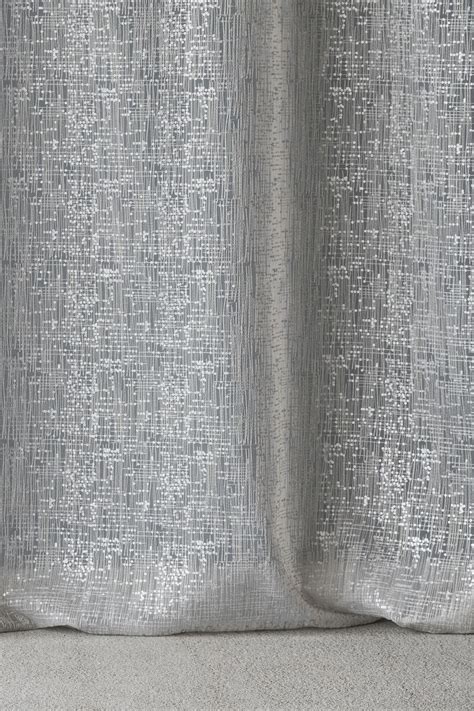 Silver Luxury Curtain Fabric Height 140cm 55 Inches - Etsy