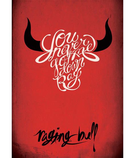 MeSleep Raging Bull Quote Poster: Buy MeSleep Raging Bull Quote Poster at Best Price in India on ...