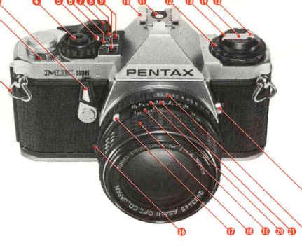 Pentax ME Super instruction manual, user manual, PDF camera manual