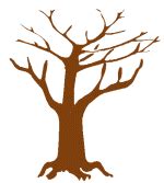 brown tree trunk template - Clip Art Library