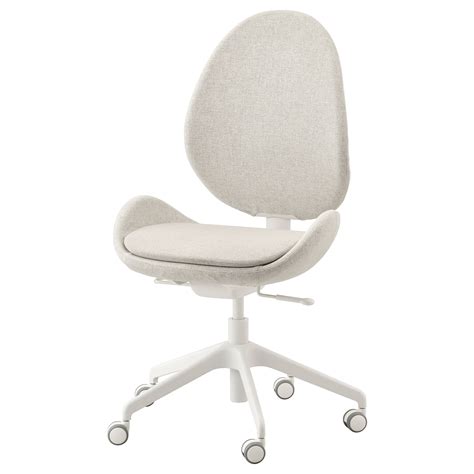 HATTEFJÄLL Gunnared beige, Office chair - IKEA