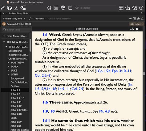 Scofield Reference Notes and Textual Notes - Accordance How-To - Accordance Forums