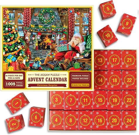 Buy Ouriky Advent Calendar 2022 Christmas Puzzles, Holiday Jigsaw Puzzles for Adults and Kids ...