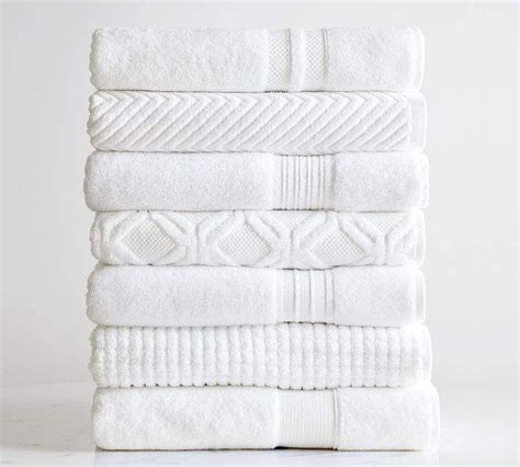 Pottery Barn Washcloth | White towels, Towel collection, Bathroom furniture