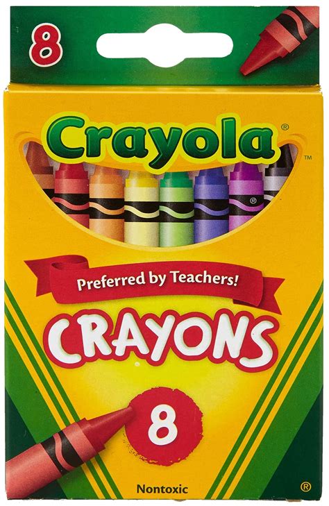 Crayola Crayons, School Supplies, Classic Colors, 8 Count- Buy Online ...