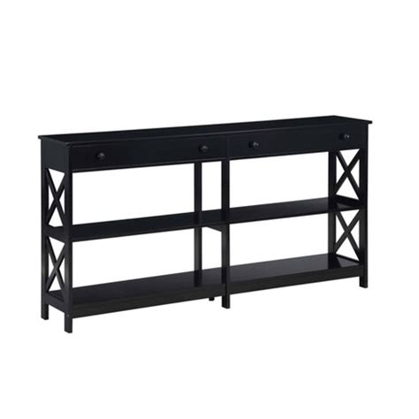 60" Oxford 2 Drawer Console Table With Shelves - Breighton Home : Target