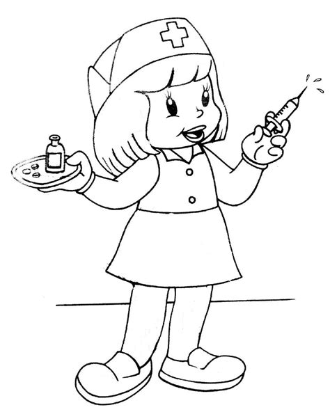 Baby Doctor Coloring Pages - Coloring Cool