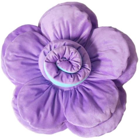 Large Flower Plush Pillow, Purple - Walmart.com - Walmart.com