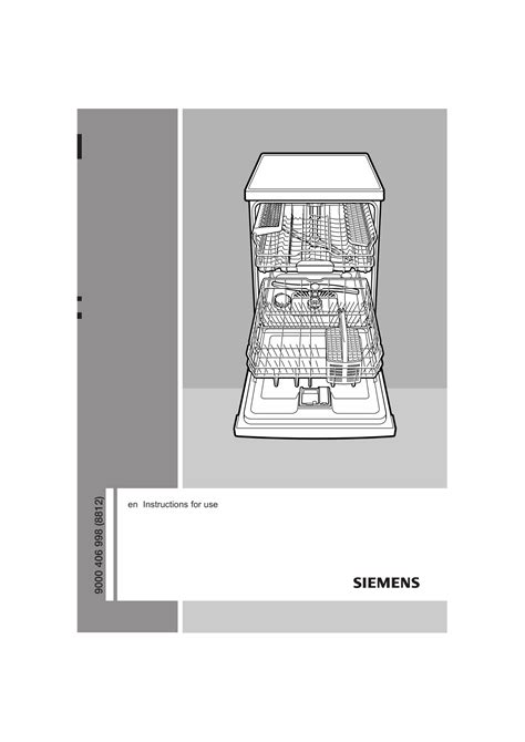 Siemens Dishwasher fully integrated Instruction manual | Manualzz