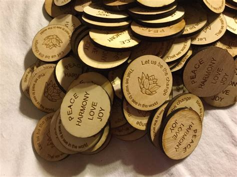 20 Personalized Inspirational Tokens, 20 Tokens - Etsy