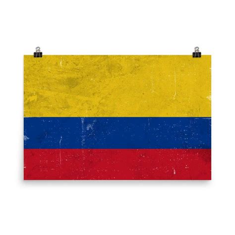 Colombia Flag Colombia Flag Art Colombian Flag Colombia - Etsy