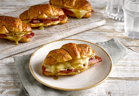 Ham & Cheese Filled Croissant Recipe - St Pierre Bakery