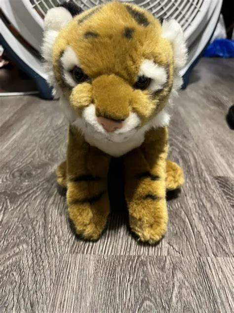 ANIMAL ALLEY TOYS R Us Tiger Cub Plush 16" Laying Down Stuffed Toy $8.99 - PicClick