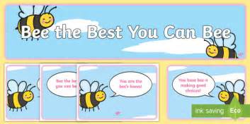 Bee the Best You Can Bee Behavior Display (Teacher-Made)