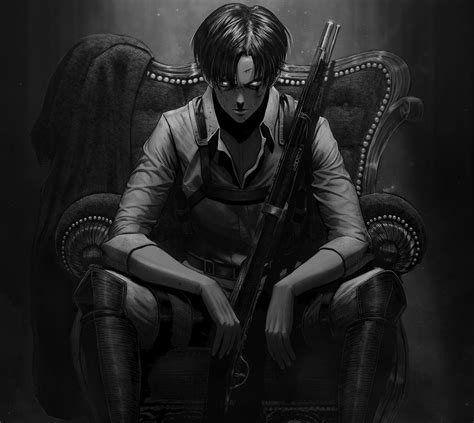 Mikasa Ackerman Wallpaper Black And White - Black and white thoughts wallpapers (77 wallpapers).