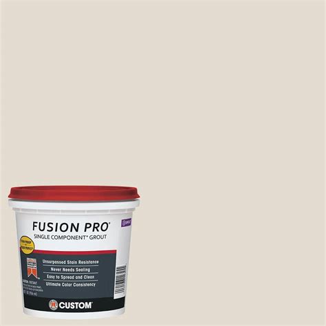 Custom Building Products Fusion Pro #11 Snow White 1 Qt. Single Component Grout-FP11QT-4 - The ...