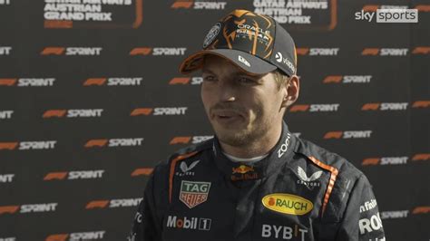 Max Verstappen pleased with 'positive day' after securing Sprint pole ...