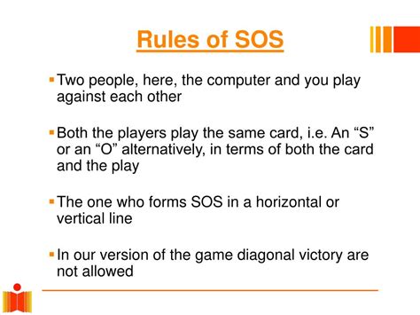 PPT - SOS - The Game PowerPoint Presentation, free download - ID:1922358