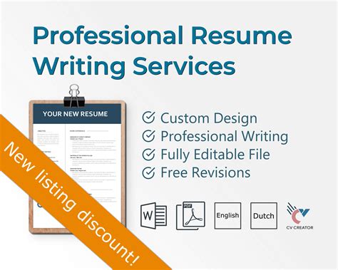 Professional Resume Writing Service CV Writing Resume | Etsy