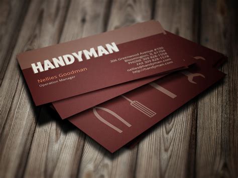 Handyman Toolkit Business Card ~ Business Card Templates on Creative Market