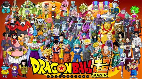 Dragon Ball Super All Characters by TheSaiyanRain6569 on DeviantArt