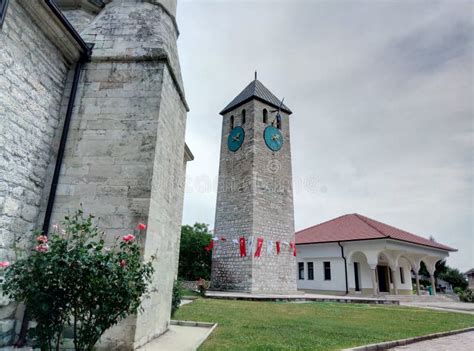 Livno / Bosnia and Herzegovina - June 28 2017: a Watchtower on the Territory of a Mosque in ...