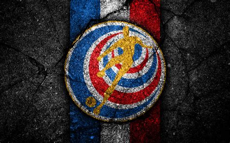 Download Costa Rica Soccer Logo Stone Art Wallpaper | Wallpapers.com