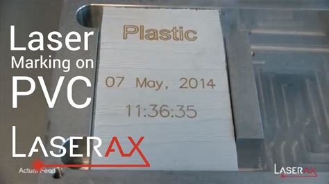 Laser Marking on PVC | Laser Etching on Plastics | Laserax - YouTube