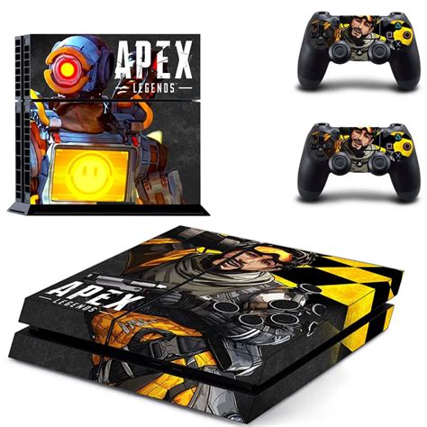 Apex legends PS4 Skin Console & Controller Decal Stickers for Sony PlayStation 4 Console and Two ...