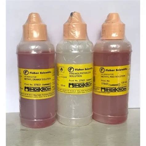 Fisher Scientific pH Indicator Methyl Orange Solution, 125 Ml at Rs 155/bottle in Jaipur