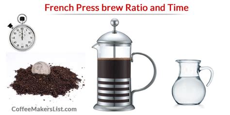 Balance Coffee-to-Water Ratio and Time to make a Perfect Brew with the French Press.