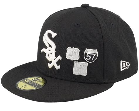 Chicago White Sox Late Night Drive 59FIFTY Black Fitted - New Era cap ...