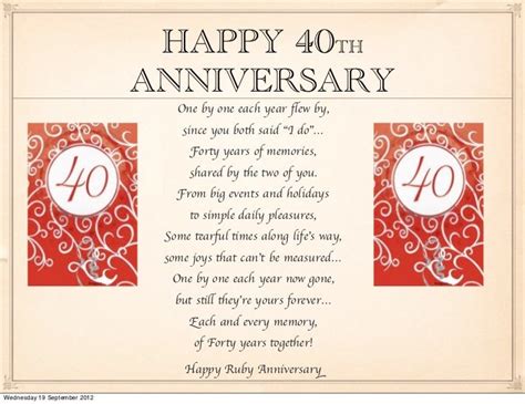 Happy 40th Anniversary Quotes. QuotesGram