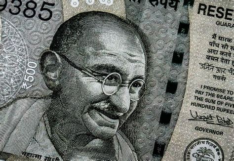 HD wallpaper: Indian rupee banknote, closeup photo of Mahatma Gandhi ...