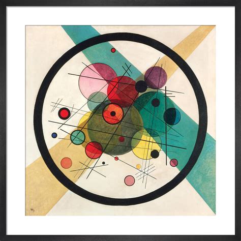 Circles in a Circle, 1923 Art Print by Wassily Kandinsky | King & McGaw