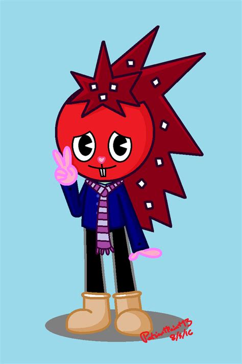 HTF Fanart - Flaky Portrait by PatientPaint93 on DeviantArt