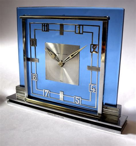 Art Deco Garrard Lecoultre Mantle Clock