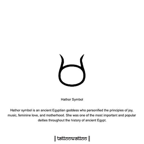 Hathor Symbol | Sister symbol tattoos, Egyptian symbol tattoo, Meaningful symbol tattoos