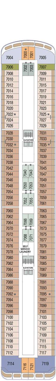 Azamara Journey Deck plan & cabin plan from 01/04/2019 until 31/12/2019