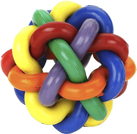 MULTIPET Nobbly Wobbly Ball Dog Toy, Color Varies, 4-in - Chewy.com