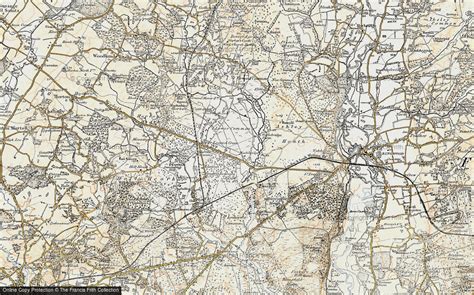 Old Maps of Moors Valley Country Park, Dorset