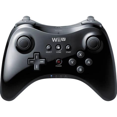 Nintendo Wii U Pro Controller (Black) WUPARSK1 B&H Photo Video