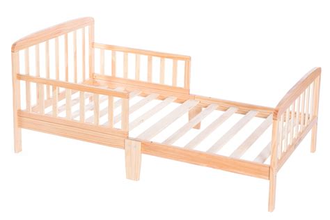 wooden toddler bed