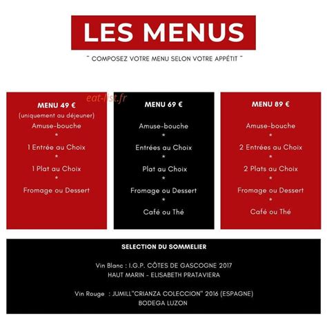 L'atelier étoile de joel robuchon à Paris 8 - menu et photos