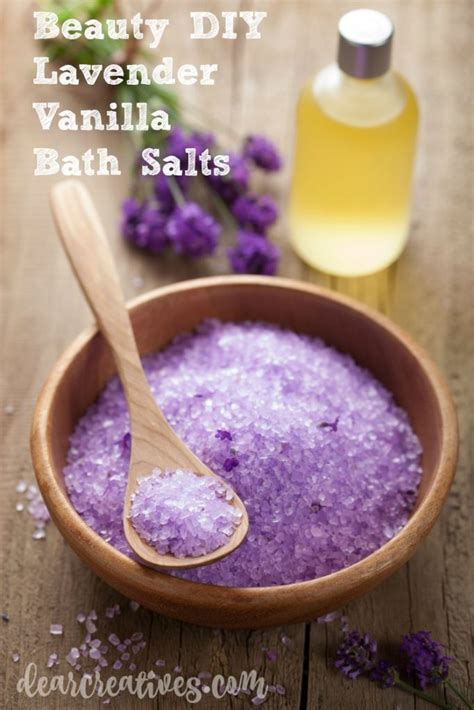 Beauty DIY Lavender Vanilla Bath Soak Recipe