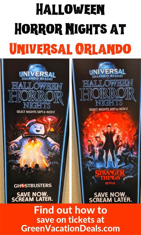 Universal Studios Halloween Horror Nights Ticket 2022 – Get Halloween ...