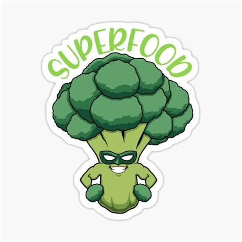 " CUTE SUPER FOOD BROCCOLIE " Sticker for Sale by GrandStickers | Redbubble