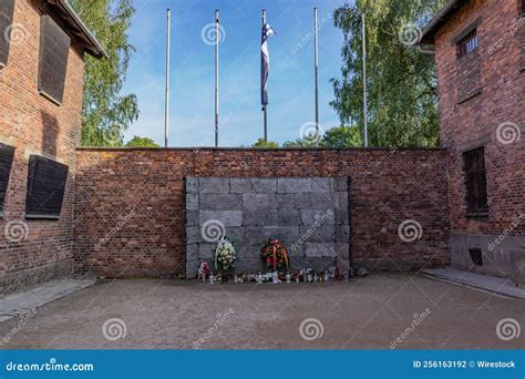 Memorial Wall in Memorial and Museum Auschwitz-Birkenau in Poland ...