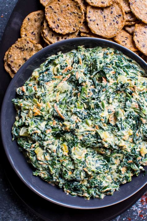 Healthy Spinach Dip {The BEST!} - iFoodReal.com