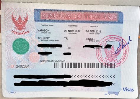 thailand - Thai MVE Visa at Yangon embassy - Travel Stack Exchange